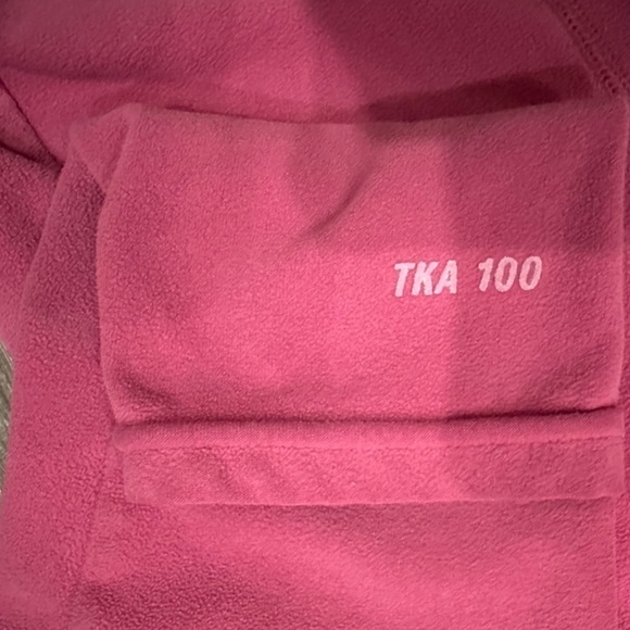 The North Face Jacket S Pink Fleece 1/4 Zip Mock Neck Lightweight Womens Rose - Picture 4 of 13